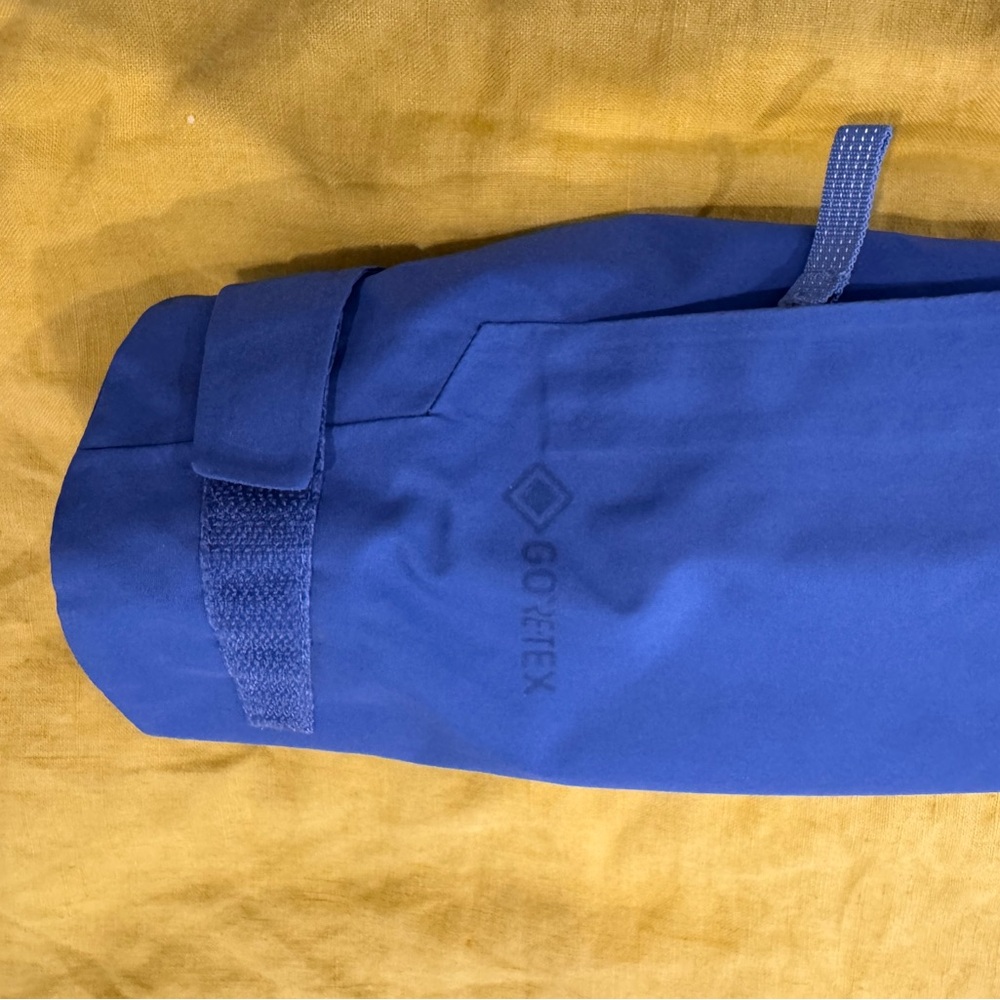 Patagonia Kids Goretex Snowboard Ski Blue Storm Shift Jacket Medium 10 Yr Recco - Picture 5 of 10